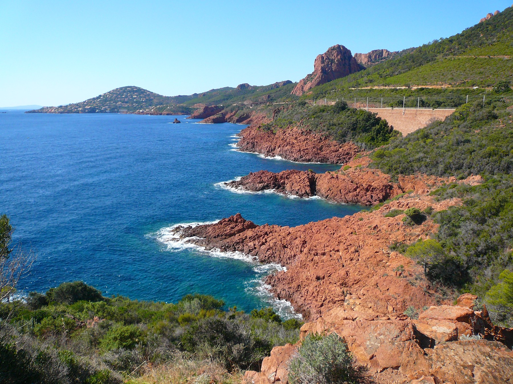 La baie d’Agay à Saint-Raphaël